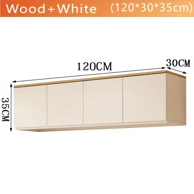 RISERO Storage Cabinet Wood Cabinet Slim Storage Cabinet Modern Kitchen Cabinet