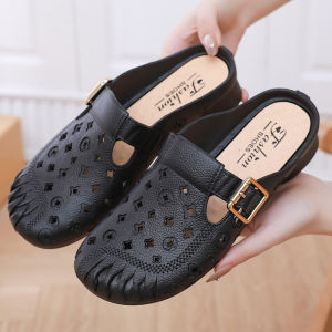 Free Shipping Breathable Round-Toe Comfortable Slippers For Women Fashionable New Summer Style Thick-Soled Versatile Beach Sandals