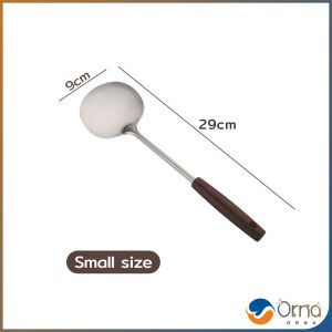Orna ตะหลิว ผัด ทอด ใช้ในครัวเรือน ทำจากสแตนเลส ด้ามหนาพิเศษ แข็งแรงทนทาน Kitchen Spatula