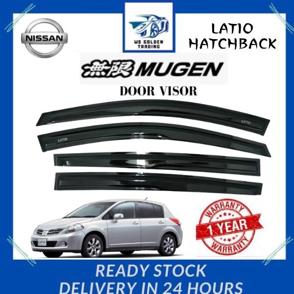NISSAN LATIO HATCHBACK 20042014 MUGEN DOOR VISOR AIR PRESS SUN VISOR