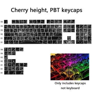 ความทนทานปุ่มกด PBT ชิ้น/เซ็ต130ด้วยความร้อน Sublimations พิมพ์กุญแจสลักด้านข้างสำหรับเพิ่มประสบการณ์การพิมพ์