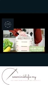 Stainless steel tiffin carrier thermal insulation lunch box