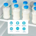 BKA Botol Kaca ASI isi 14 Pcs [Free 2 Pcs] - Wadah ASI Tahan Lama. 