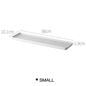 DXL Drain Tray Household Living Room Double Tray Rectangular Tea Tray Fruit Tray Creative Drain Basket