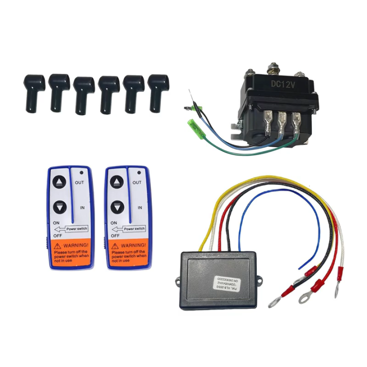 250A 12V Relays Winch Wiring Kit High Load Capacity Suitable for ...