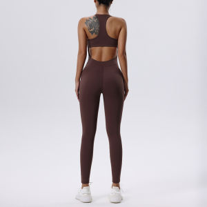Yoga Set Jumpsuit Women Full Seasons Casual Fitness Sporty Playsuit Sleeveless Slim Activewear All In One Jumpsuit Clothing Lady2026