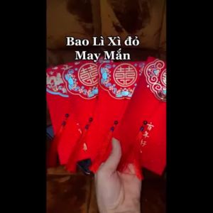 LYLY Bao Lì Xì Đám Cưới Lì Xì Cưới Đám hỏi Báo Hỷ Năm Mới Tua Rua Sang Trọng Màu Đỏ Đẹp may mắn