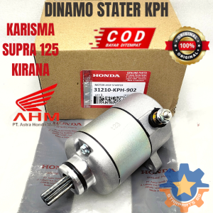 DINAMO STATER HONDA KPH KARISMA KIRANA SUPRA 125 KUALITAS ORISINIL ASLI AHM KICK STARTER