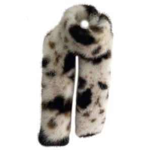 Stylish Leopard Print Winter Scarf Fashion Neck Scarf Wrap Easy Foldable Travel Companion For Cold Season