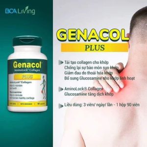 Genacol Plus thực phẩm hỗ trợ xương khớpbảo vệ sức khỏe tại canadabcalivinghcm Hỗ trợ tăng tiết dịchbảo vệ và tái tạo sụn khớpgiảm đau khớpkhô khớpxưng khớp.