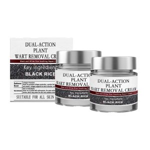 KeraErase Dual-Action Renewal Cream Black and White Rice Soothing Repair cream Natural Body Serum Suitable for All Skin Types. 2pcs