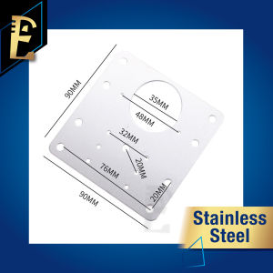 Cabinet Door Hinge Repair Stainless Steel 不锈钢铰链修复固定片1.2mm Pembaikan Engsel Pintu Keluli Tahan Karat