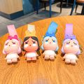 พร้อมส่งจากไทย พวงกุญแจ ลาบูบู้ labubu จี้ตุ๊กตาการ์ตูน และ น่ารักCry Baby พวงกุญแจ มี 4 สี. 