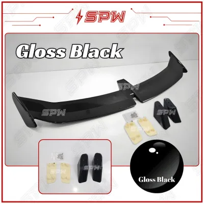 Universal Spoiler TRD V2 GT Wing Sedan Car Rear Lip Trunk Spoiler Proton Perodua Honda Toyota Mazda BMW VW Mercedes