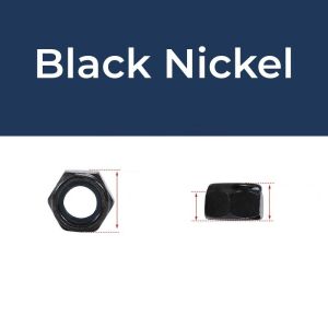 Nickel Plated Zinc Plated Carbon Steel Hex Nylon Insert Lock Nut M2 M2.5 M3 M4 M5 M6 M8 M10 M12 M14 M16 Hexagon Self-Locking Lock Nuts