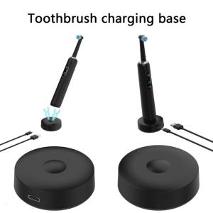Energy Base for IO10 Series Electric Toothbrushes Rapid Charging Minimalist Build Strong ABS Texture Stable Hold Base