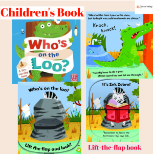 Kids English Storybook (A lift-the-flap book) Whos on the Loo? | Animal Stories | Hilarious English Rhymes & Colorful Illustration Book