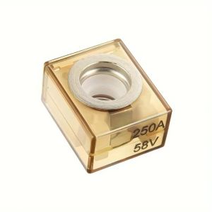STYLETENK Dòng điện cao Giá đỡ cầu chì Kết nối bằng đầu nối vít 30A-300A Giá đỡ cầu chì chính ô tô Bền bỉ Đế chống cháy Giá đỡ cầu chì pin