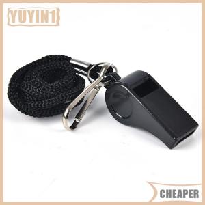 [COD] EHBqna SPORTS ฟุตบอลฟุตบอลกีฬาผู้ตัดสินพลาสติกนกหวีด lanyard ฉุกเฉินเสียงดัง