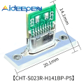 Aideepen 6pin USB C Cổng kết nối cái đế gắn bảng Jack Type-C cổng sạc điện thoại của dây hàn Loại ổ cắm với CC 1 2 Pin sửa chữa tấm. 