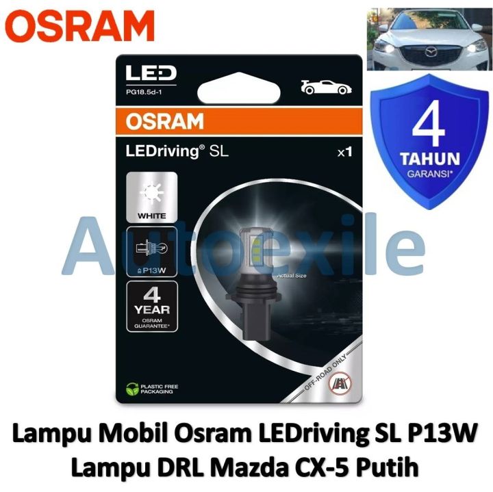 Osram LEDriving SL P13W White 6000K Putih Lampu LED Senja DRL Mazda CX5 CX-5 CX 5