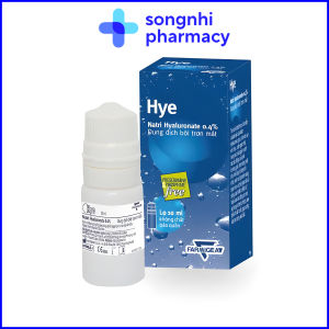 Nước Mắt Nhân Tạo HYE Natri Hyaluronate 0.4% 10ml - FARMIGEA S.p.A (Ý) – Nhỏ Mắt HYE – Nước Mắt HYE