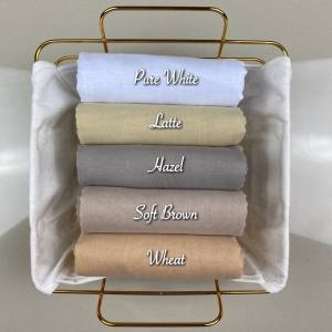 HAIFA Bawal Manik Korean Diamond B45 Tudung Bawal Cotton Batu Tabur Bidang 45 Minimalis ILYANIS