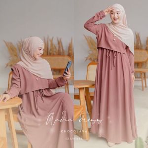 ANDIN DRESS / GAMIS CRINKLE AIRFLOW PREMIUM IMPORT / DRESS BUSUI FRIENDLY ROMPI BISA DILEPAS / GAMIS POLOS SIMPLE DAN ELEGAN / DRESS CANTIK RIA RICIS TERBARU 2024 / CRINGKEL IMPORT