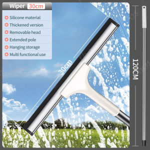 Jbos Stainless Steel Glass Window Cleaner Wiper household Multiuse Car Windshield Squeegee Brush Efficient Streak-free