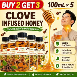 [Buy 2 Get 3] Pure Clove Infused Honey Natural Honey for Cough Herbal Wellness Daily Immune Care