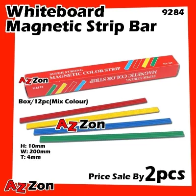 Whiteboard Magnet Strip 9284 2 PCS Assorted Magnetic Super Strong School Office DIY Whiteboard Magnet Magnet Strip