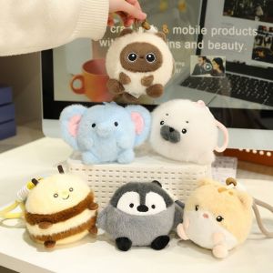 XEANG การ์ตูนลายการ์ตูน พวงกุญแจตุ๊กตาเพนกวิน ยัดไส้ การจำลองแบบจำลอง จี้ตุ๊กตาเพนกวิน ของตกแต่งบ้าน สัตว์สัตว์สัตว์ จี้เพนกวินนุ่ม เด็กๆเด็กๆ