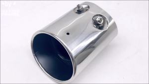 Kaly 1Pc/Pair Exhaust Muffler Tail Tip Tailpipe For Toyota Crown 2005 06 07 08 09 6B2Z9