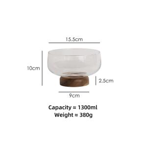 OMK American style Grass Fruit Basin Large Salad Bowl Fruit Plate Snack Storage Box With Lid Home Decoration