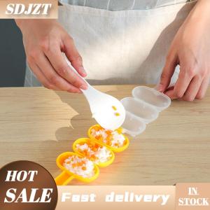 SDJZT 2 cái bộ bé gạo bóng khuôn Shakers trang trí thực phẩm trẻ em ăn trưa DIY Sushi Maker khuôn dụng cụ nhà bếp Bento phụ kiện