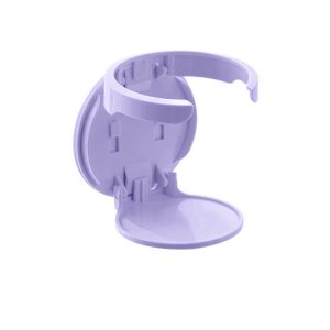 YUDESHUI Foldable Round Cup Holder Wall-Mounted Self-Adhesive Drink Holder Durable Space-Saving Wall Bottle Rack
