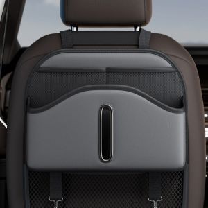 MARGETT High-grade Car Back Seat Organizer Leather Multi-Functional Seatback Storage Bag Durable Save Space Wear-Resistant Hanging Organizer for Car Seat