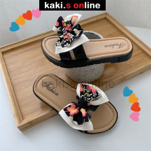 [kaki.s online] Selipar Kanak Kanak Perempuan Ribbon Bunga Flower Style Rubber Slipper
