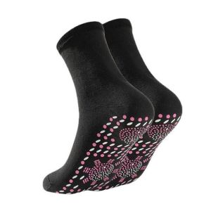 【Free Shipping】5Pairs Tourmaline Slimming Health Sock Self Heating SocksMagnetic Self-Heating SocksFoot Massage Thermotherapeutic Sock