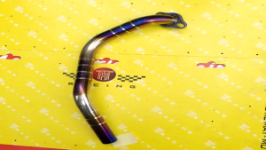 Cổ pô INOX 304 lên màu size 27mm VISION (2014-2019) (MS04)