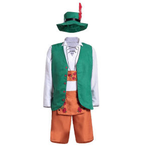11.11 Foreign trade couple classic Halloween costumes German beer festival overalls bar waiters and waiters costumes wholesale
