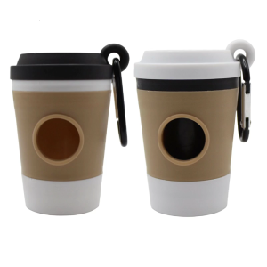 Travel Friendly Dog Waste Bag Dispenser Coffee Cup Design For HassleFree Waste Disposal Box Waste Management Tool