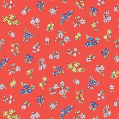 [Fabric Fanatics]100% Cotton Fabric 0.25yard Liberty Fabric Heirloom2 Patchwork Quilting DIY Craft