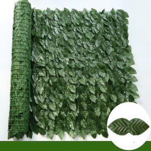 For Home Outdoor Garden Balcony Decoration Fake Plant Artificial Ivy Hedge Green Leaf Board Artificial Privacy Fence