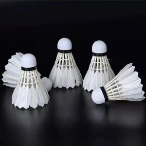 xinixin 12pcs Badminton Shuttlecocks Sports Fitness Aerodynamics Feather Shuttlecock Set lazPickBadminton is not easy to play outdoor training competition