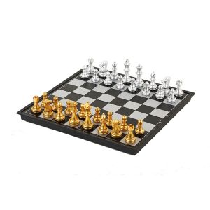 SG(Ready Stock)Magnetic Chess Set Foldable Chessboard Travel Magnetic Chess Game Board Game