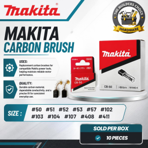 MAKITA CARBON BRUSH 10SETS/1BOX FOR DISC GRINDERDIE GRINDER SANDER POLISHER FINISHING BELT SANDER