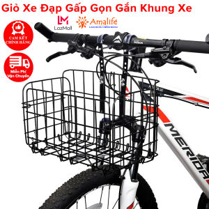 Giỏ Xe Đạp Thể Thao Gấp Lại Được Gắn Xe Đạp Sports - Giỏ Gắn Xe Đạp Địa Hình Xe Đạp Đô Thị Chính Hãng Amalife