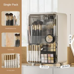 [SG Local Stock] Upgrade Luxury Makeup Organizer Cabinet Desktop for Skincare Cosmetics Display