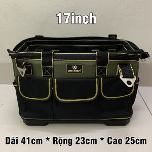Túi đựng đồ nghề JK-201 đế nhựa 17inch vải oxford bền đẹp chắc chắn